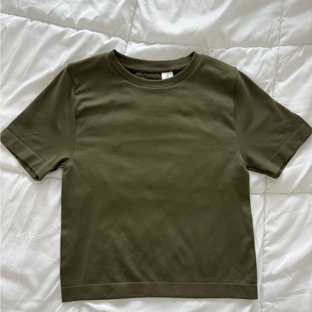 Kids Olive Green T-Shirt